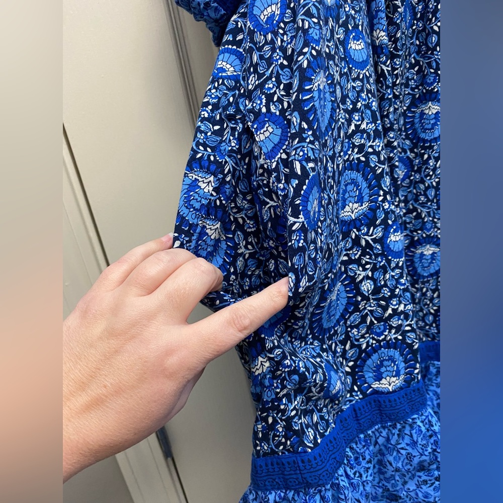 Old Navy print peasant dress - Picture 3 of 4